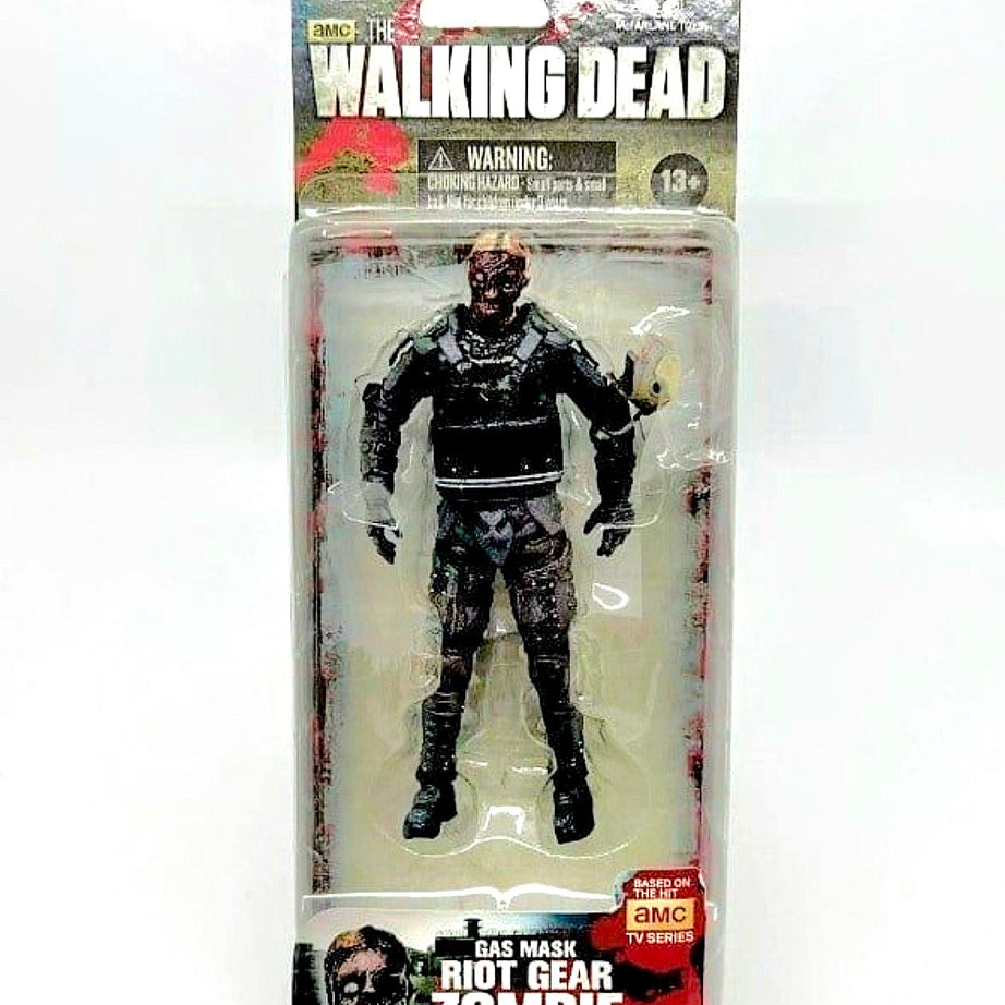 AMC McFarlane Walking Dead Series 4 Gas Mask Riot Gear Zombie Action Figure