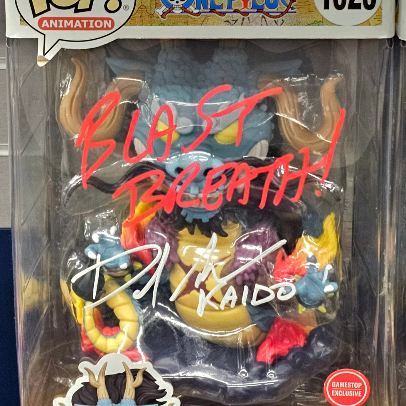 (Signed) Funko Pop! Animation One Piece Kaido Dragon Form #1623