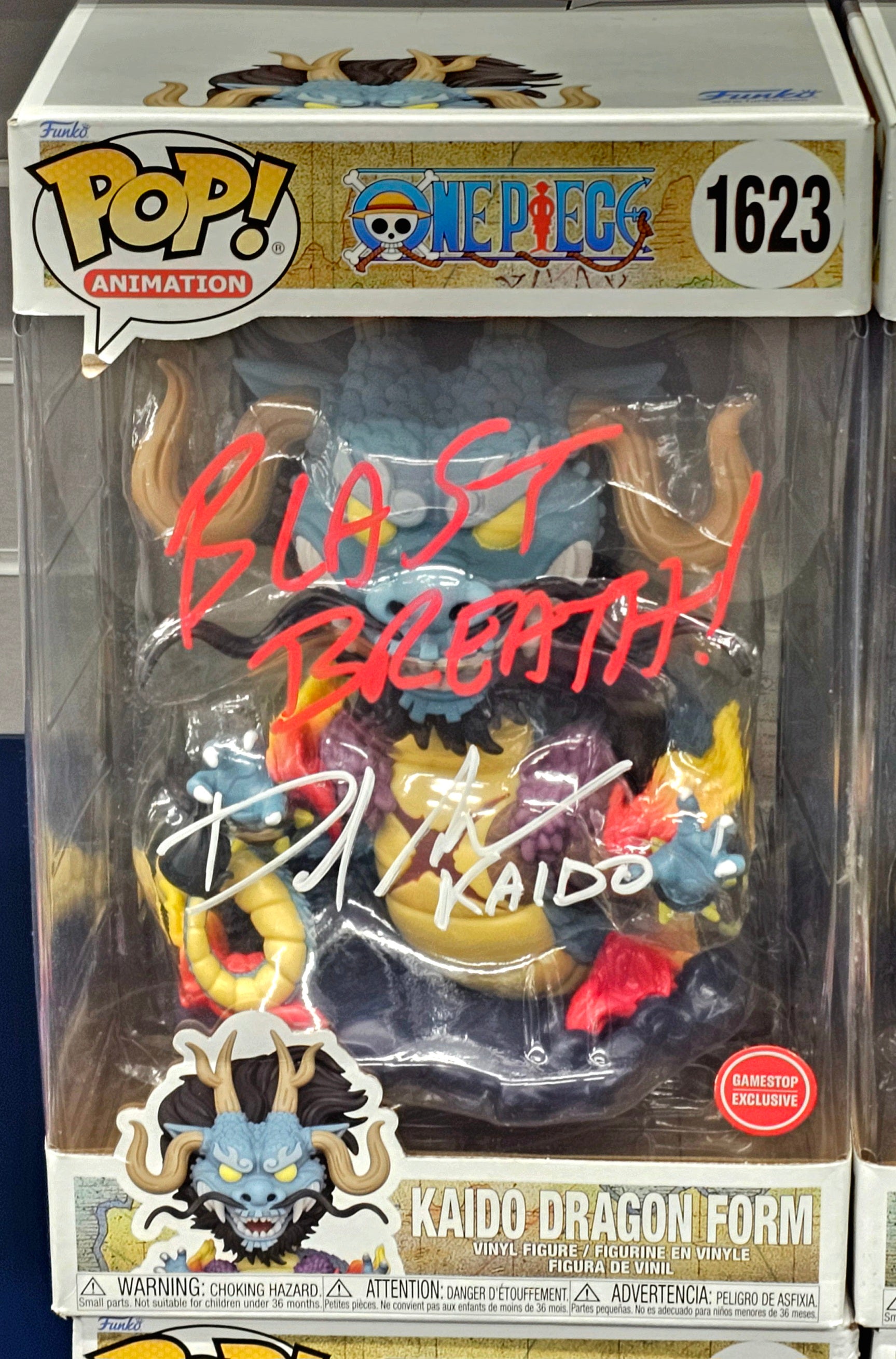 (Signed) Funko Pop! Animation One Piece Kaido Dragon Form #1623