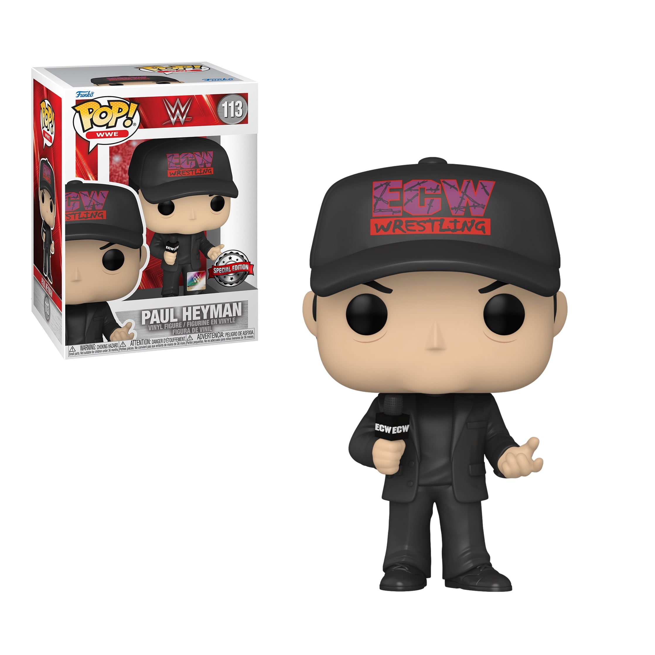 Funko Pop! WWE Paul Heyman #113 Gamestop Exclusive