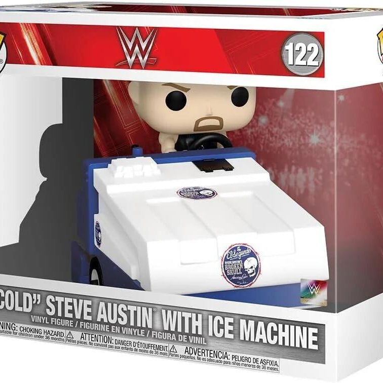 Funko Pop! WWE Stone Cold Steve Austin With Ice Machine #122