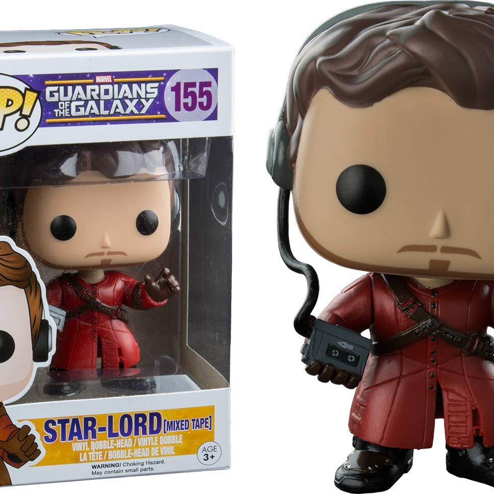 Funko Pop! Marvel Guardians Of The Galaxy Star-Lord (Mixed Tape) #155