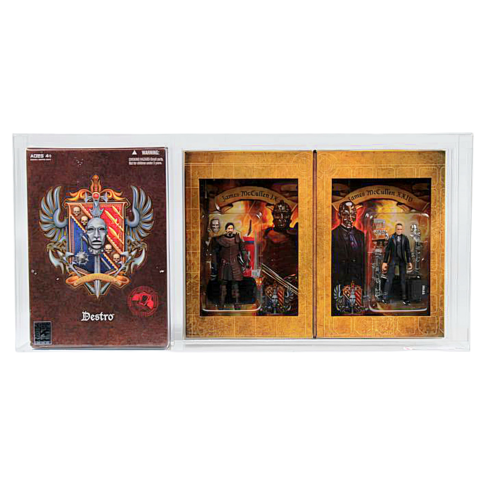 G.I. JOE: THE RISE OF COBRA 3.75 inch Destro SDCC 2009 Exclusive Action Figure 2-Pack