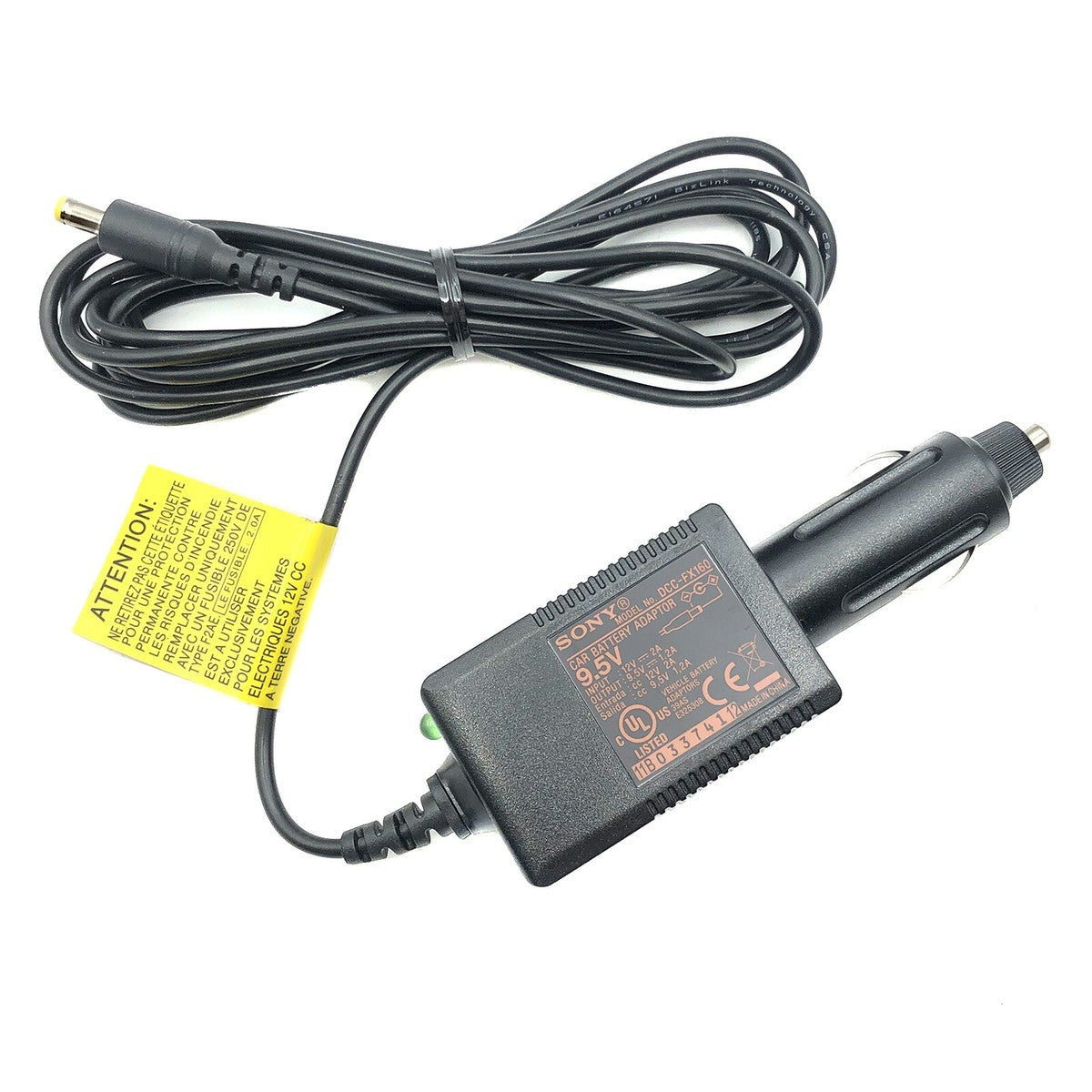 Sony PS2 Slim OEM Car Power Adapter Loose