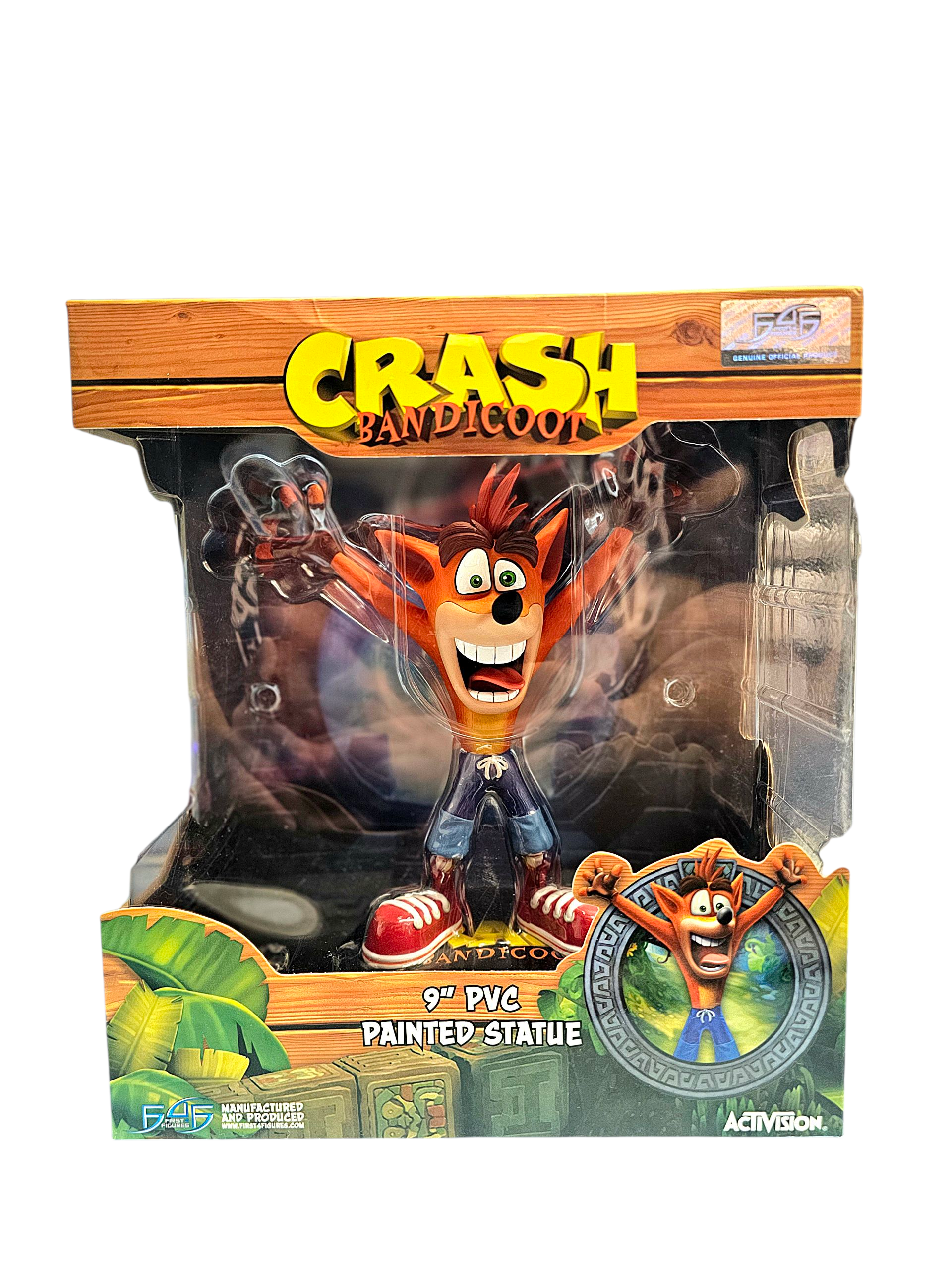 First Figures Activision Crash Bandicoot 9" PVC Painted Statue