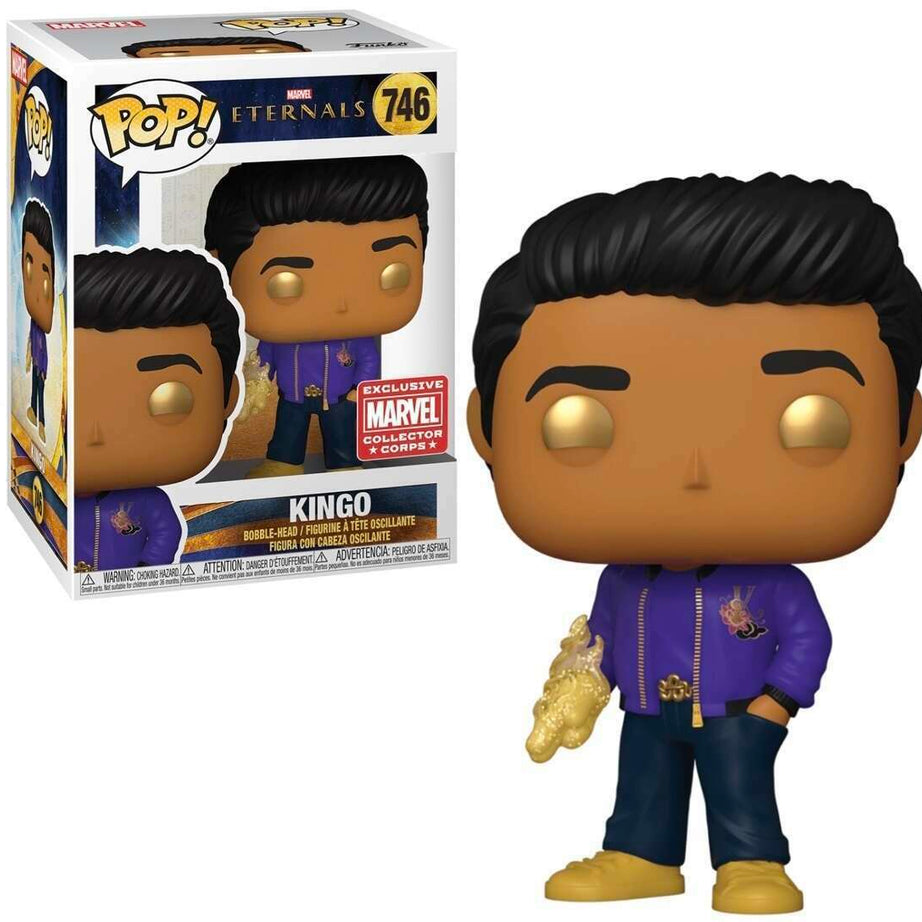 Funko Pop! Marvel Eternals Kingo #746 Marvel Collector Corps Exclusive