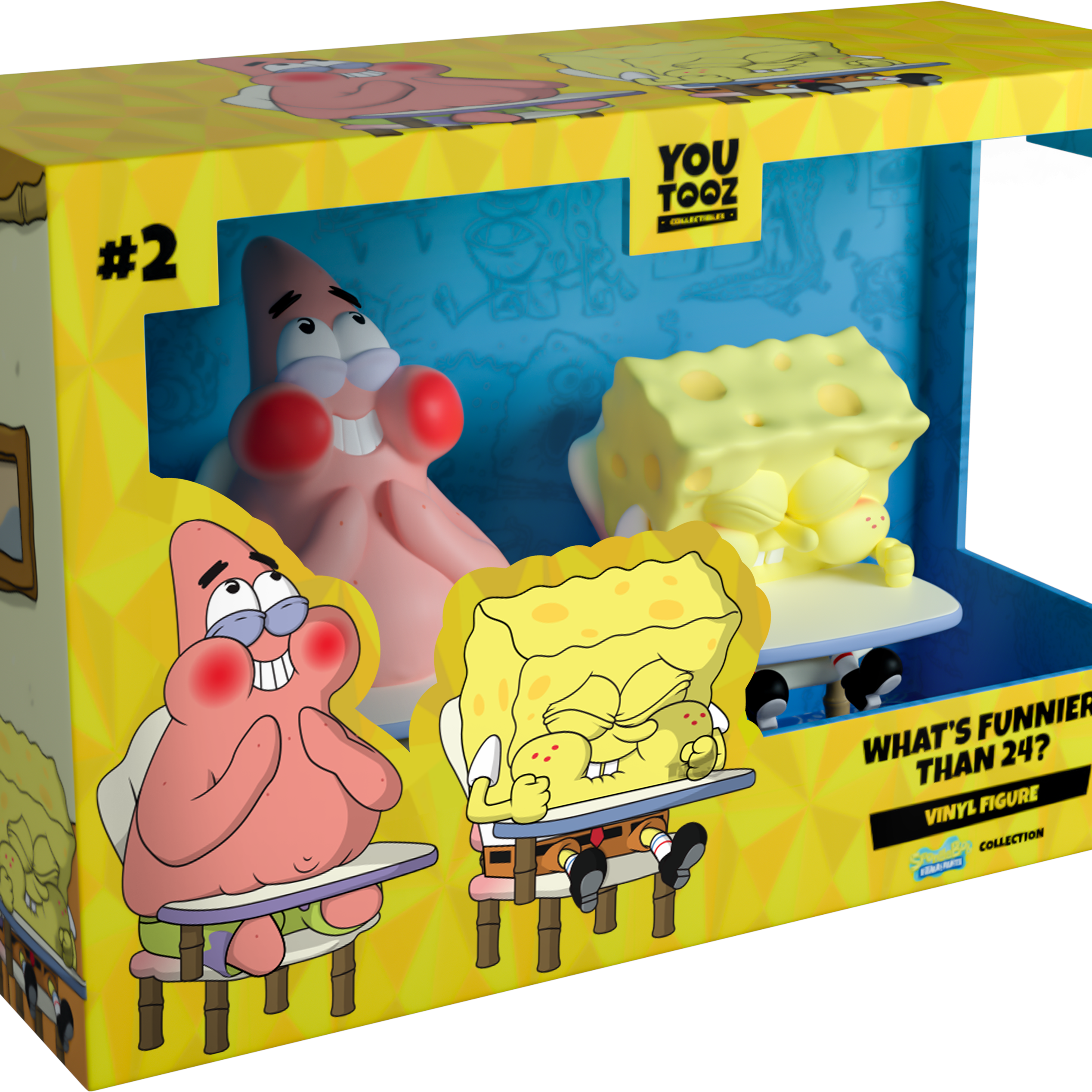 YouTooz SpongeBob SquarePants What's Funnier Than 24? Vinyl Figure 2-Pack