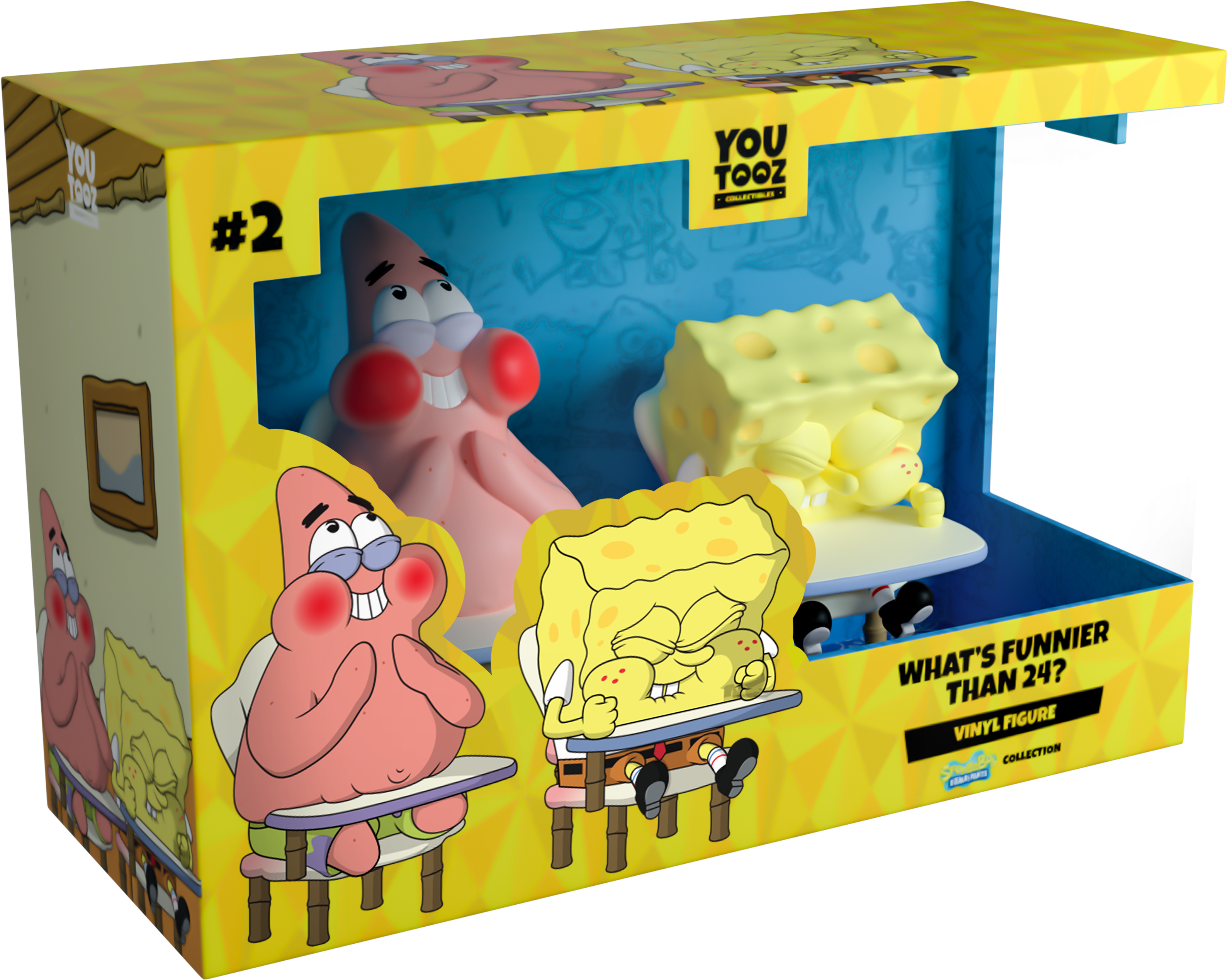 YouTooz SpongeBob SquarePants What's Funnier Than 24? Vinyl Figure 2-Pack