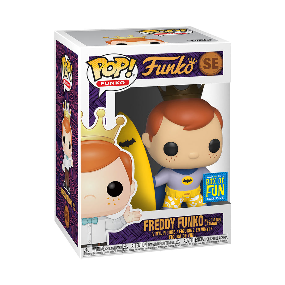 Funko Pop! Funko Freddy Funko as Surf's Up Batman #SE Box of Fun 2019 LTD 5000 Pcs