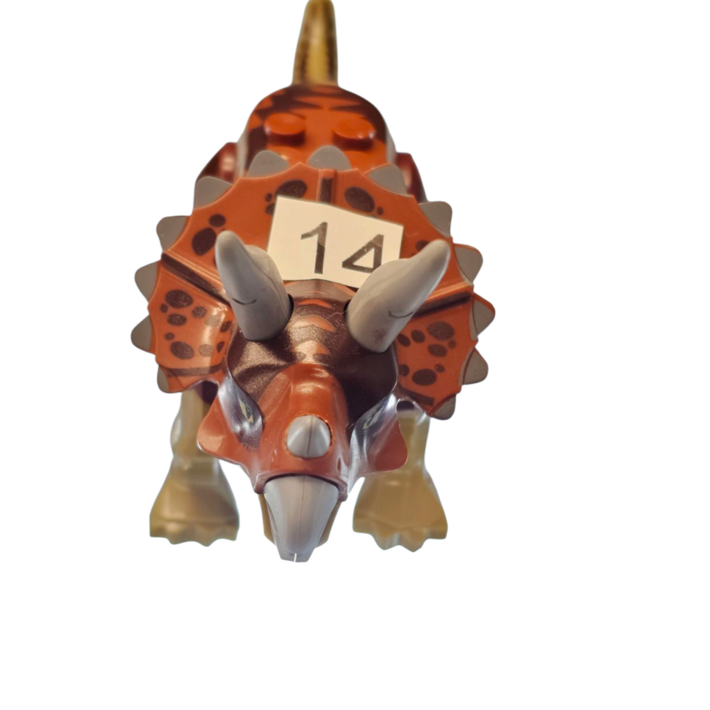 Dinosaur Triceratops #2 Mini Block Figure