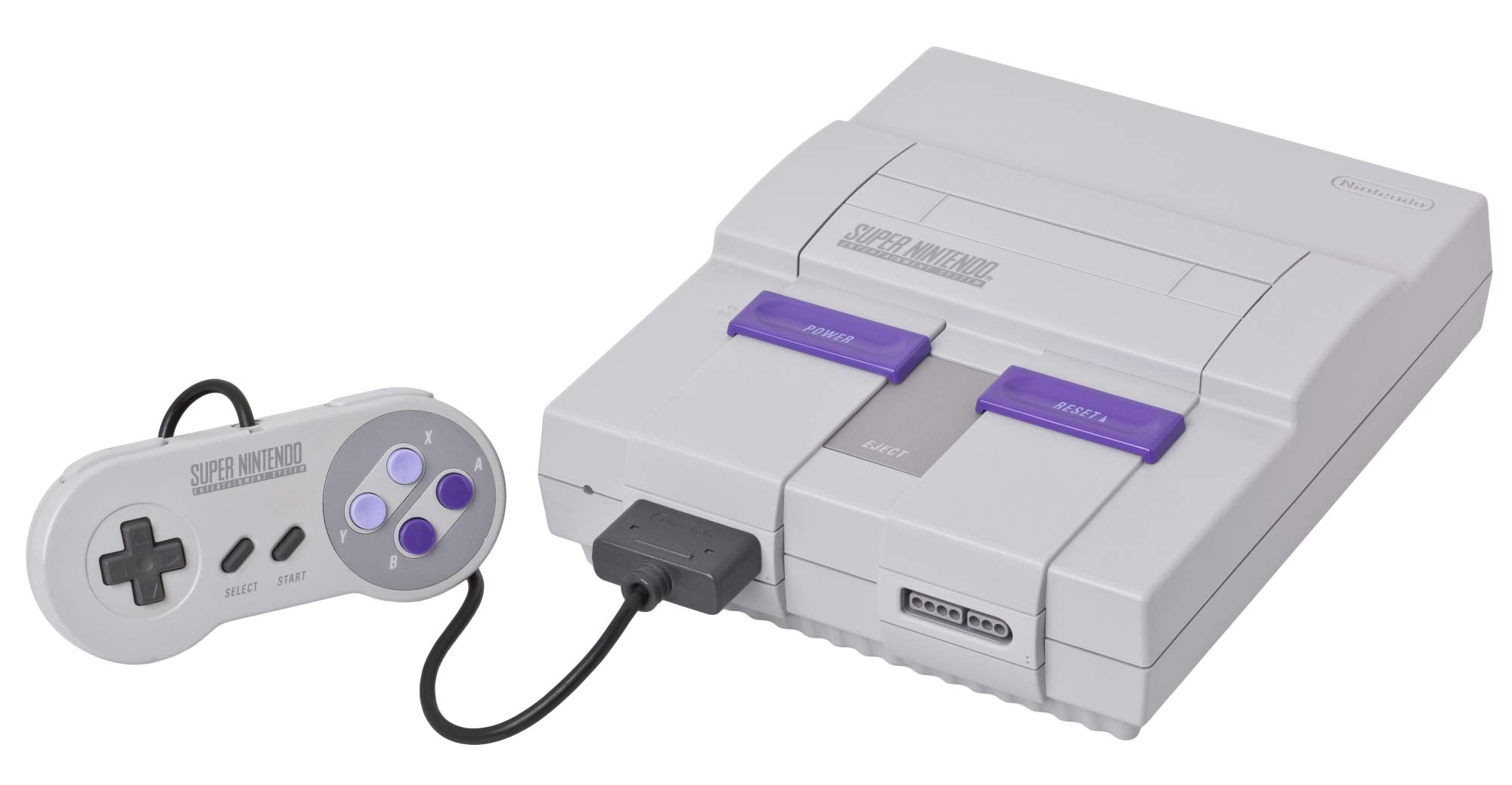 Super Nintendo Entertainment System Retro Video Game Console