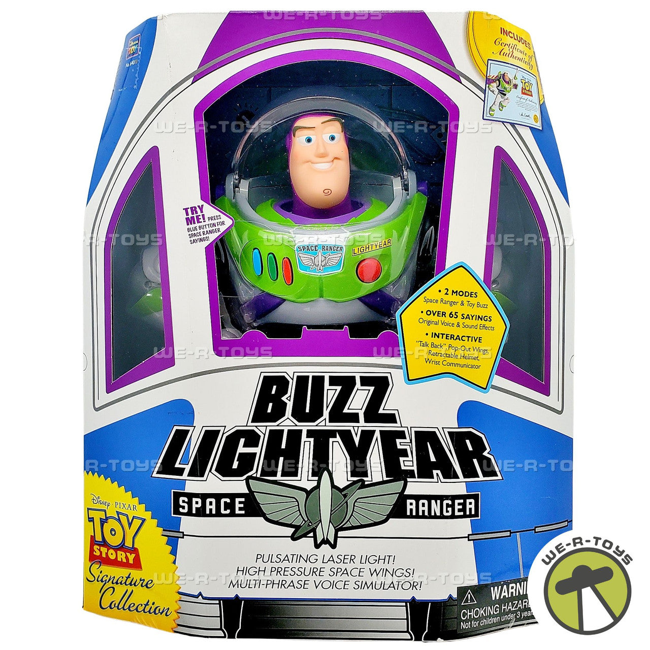 Thinkway Disney Pixar Toy Story Collection Talking Buzz Lightyear Toy