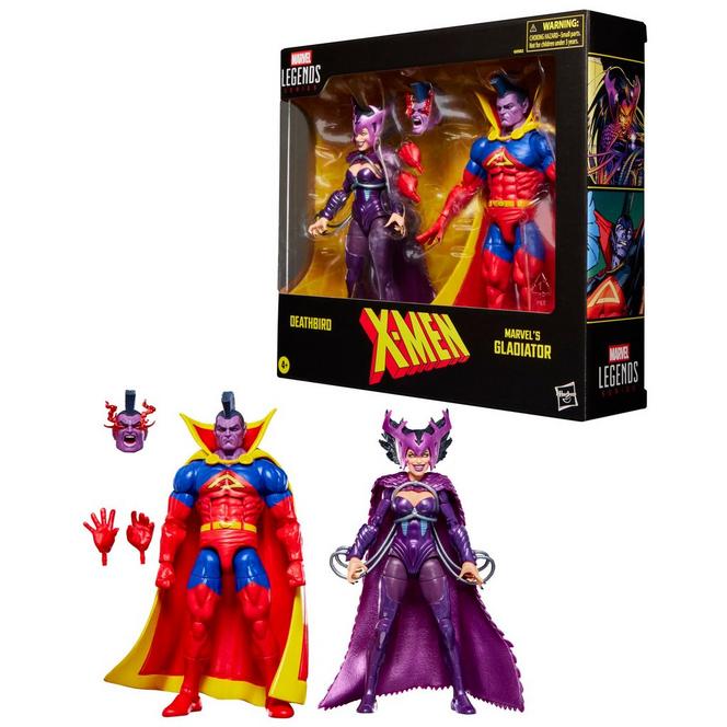 Hasbro Marvel Legends Series X-Men Deathbird & Marvel's Gladiator Action Figure 2-Pack