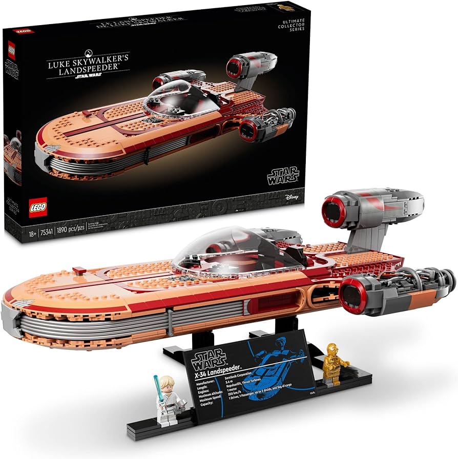 Disney Lego Star Wars Ultimate Collector Series Luke Skywalker's Landspeeder 75341