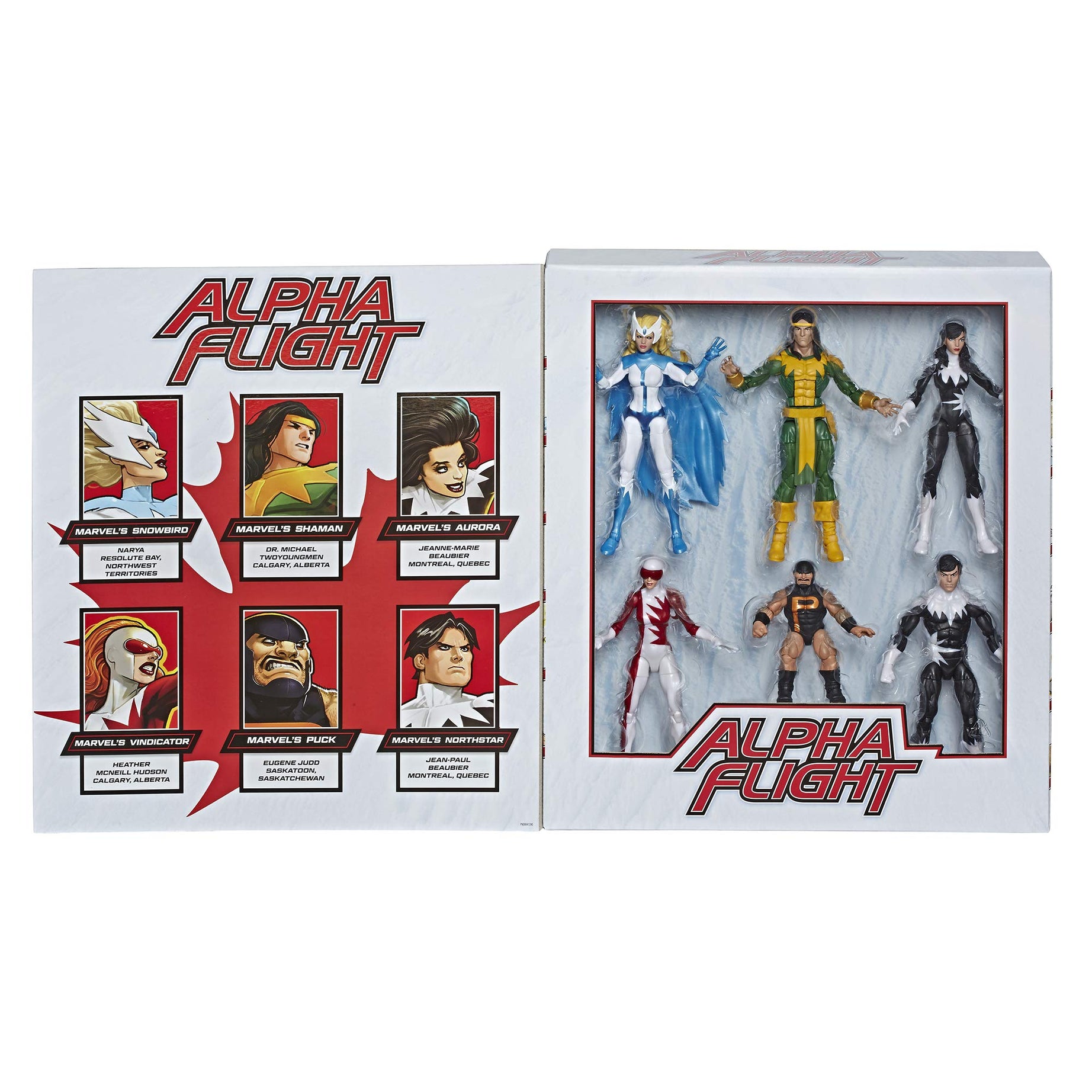Hasbro Legends Series Marvel 80 Years Alpha Flight Action Figure 6-Pack