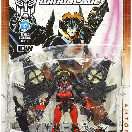 Hasbro Transformers Generations  Series Windblade w/ IDW Comic Book Action Figure