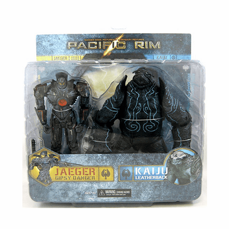 NECA Pacific Rim Jaeger Gipsy Danger & Kaiju Leatherback Action Figure 2-Pack