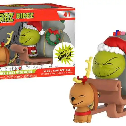 Funko Dorbz Ridez Dr. Seuss The Grinch & Max with Sleigh #41