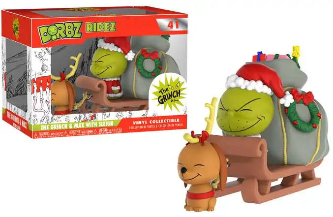 Funko Dorbz Ridez Dr. Seuss The Grinch & Max with Sleigh #41