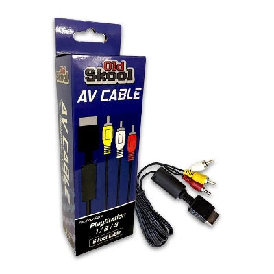 Old Skool AV Cable 6 Ft Playstation 1/2/3 (OS-2208)