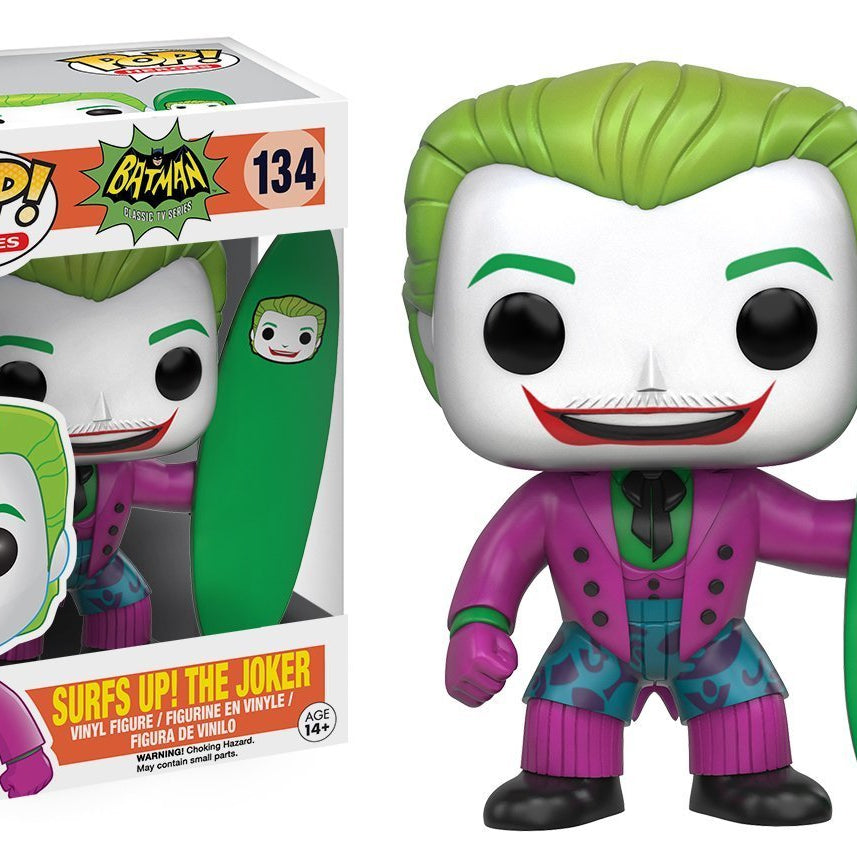 Funko Pop! Heroes Batman Classic TV Series Surf's Up The Joker #134
