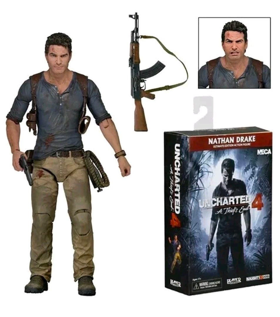 NECA Player Select Uncharted 4 A Thief's End Ultimate Edition Nathan Drake Action Figure