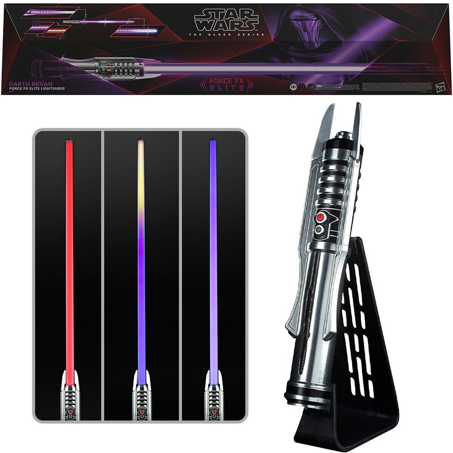 Used Hasbro Star Wars The Black Series Darth Revan Force FX Elite Lightsaber