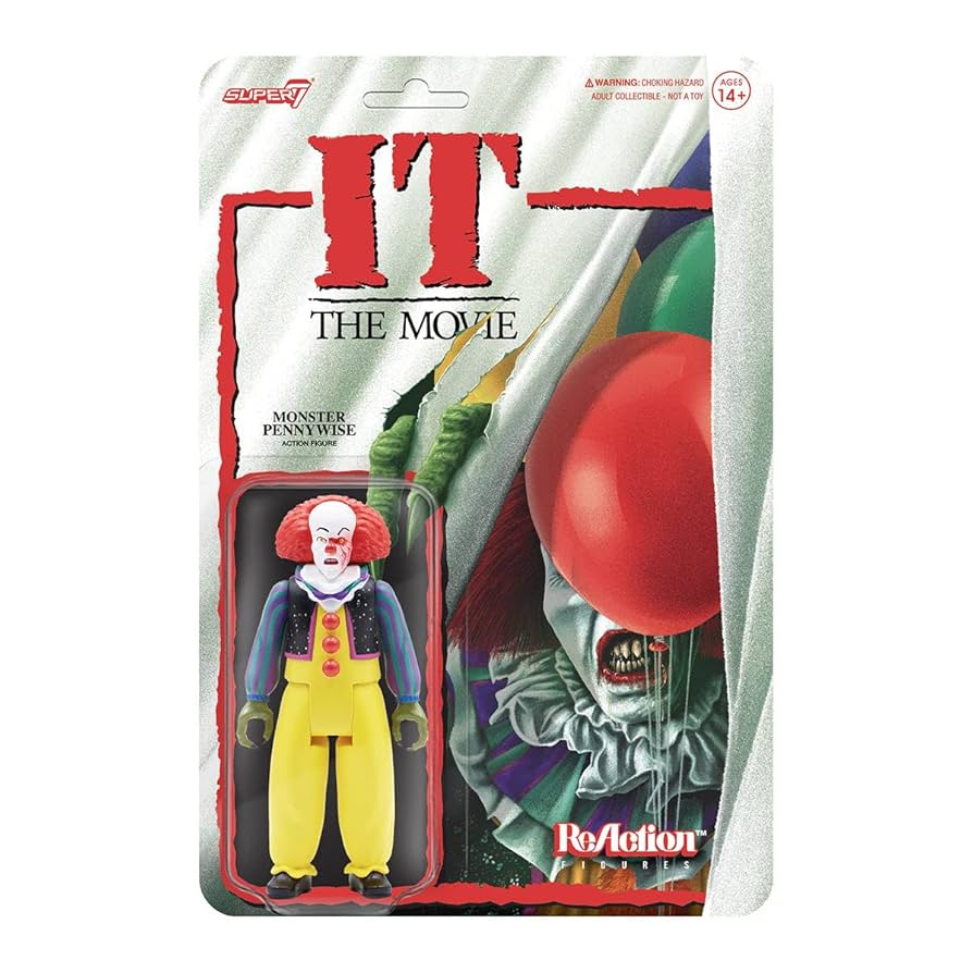 Super7 ReAction Figures IT The Movie Pennywise The Monster Action Figure