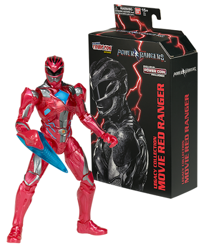 Bandai Saban’s Power Rangers Legacy Collection Movie Red Ranger NYCC 2016 Exclusive Action Figure