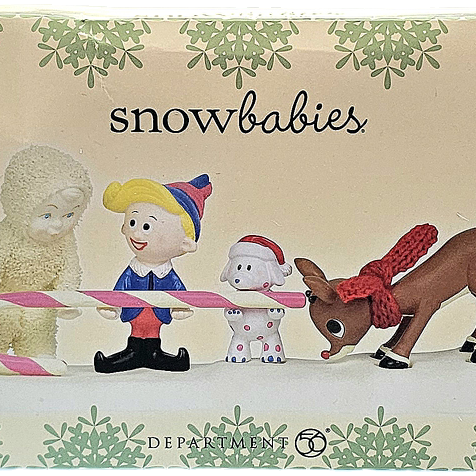 Depatment 56 Snowbabies Rudolph The Red Nosed Reindeer So Sweet Rudolph Figurine