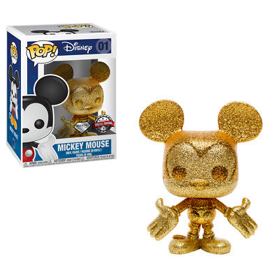 Funko Pop! Disney Mickey Mouse #01 Diamond Collection Barnes and Noble Exclusive