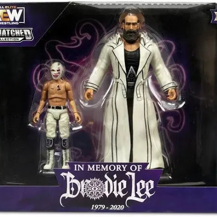 AEW Unmatched Collection In Memory of Brodie Lee & -1 Action Figure Set Ringside Collectibles Exclusive
