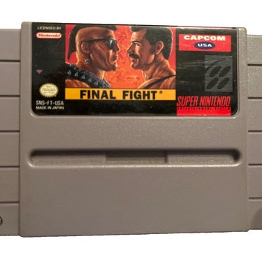 Super Nintendo Final Fight Video Game