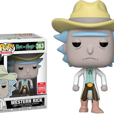 Funko Pop! Animation Rick and Morty Western Rick #364 Funko Summer Convention 2018