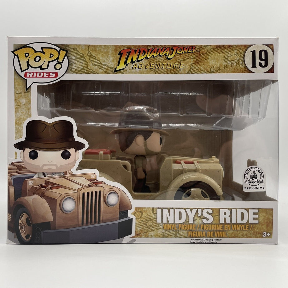 Funko Pop! Rides Indiana Jones Indy’s Ride #19 Disney Parks Exclusive