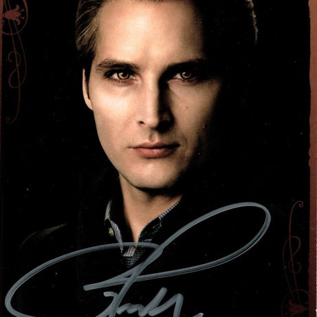 Signed JSA Twighlight New Moon Peter Facinelli as Dr. Carlisle Cullen 4x6 Post Card