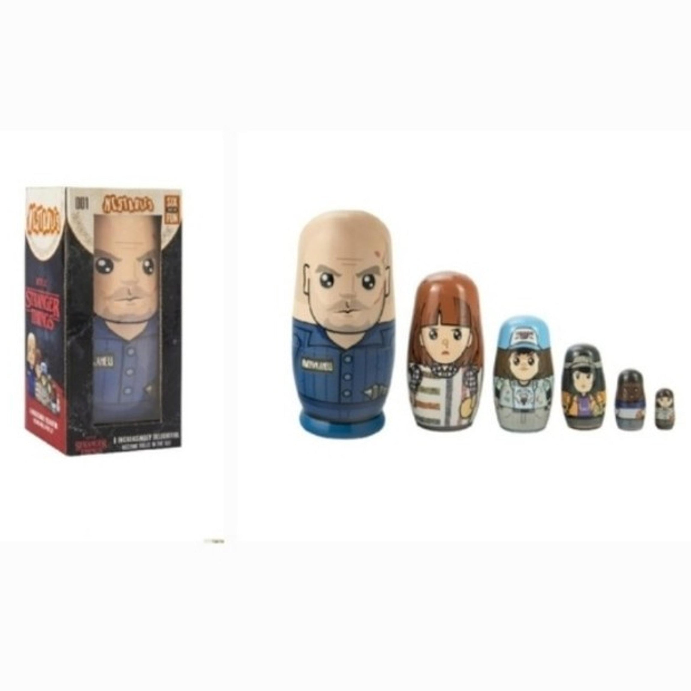 Nestables Netflix Stranger Things Hopper Nesting Doll #001