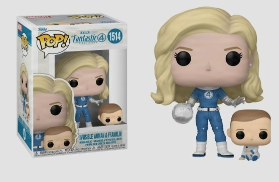 Funko Pop! Marvel Fantastic Four First Steps Invisible Woman & Franklin #1514