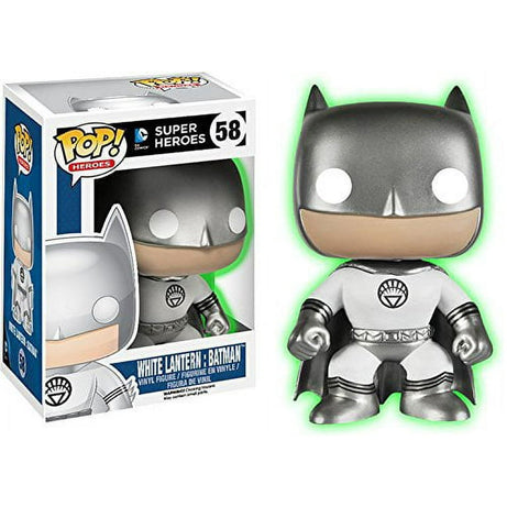 Funko Pop! Heroes DC Super Heroes White Lantern Batman #58 Glow In The Dark