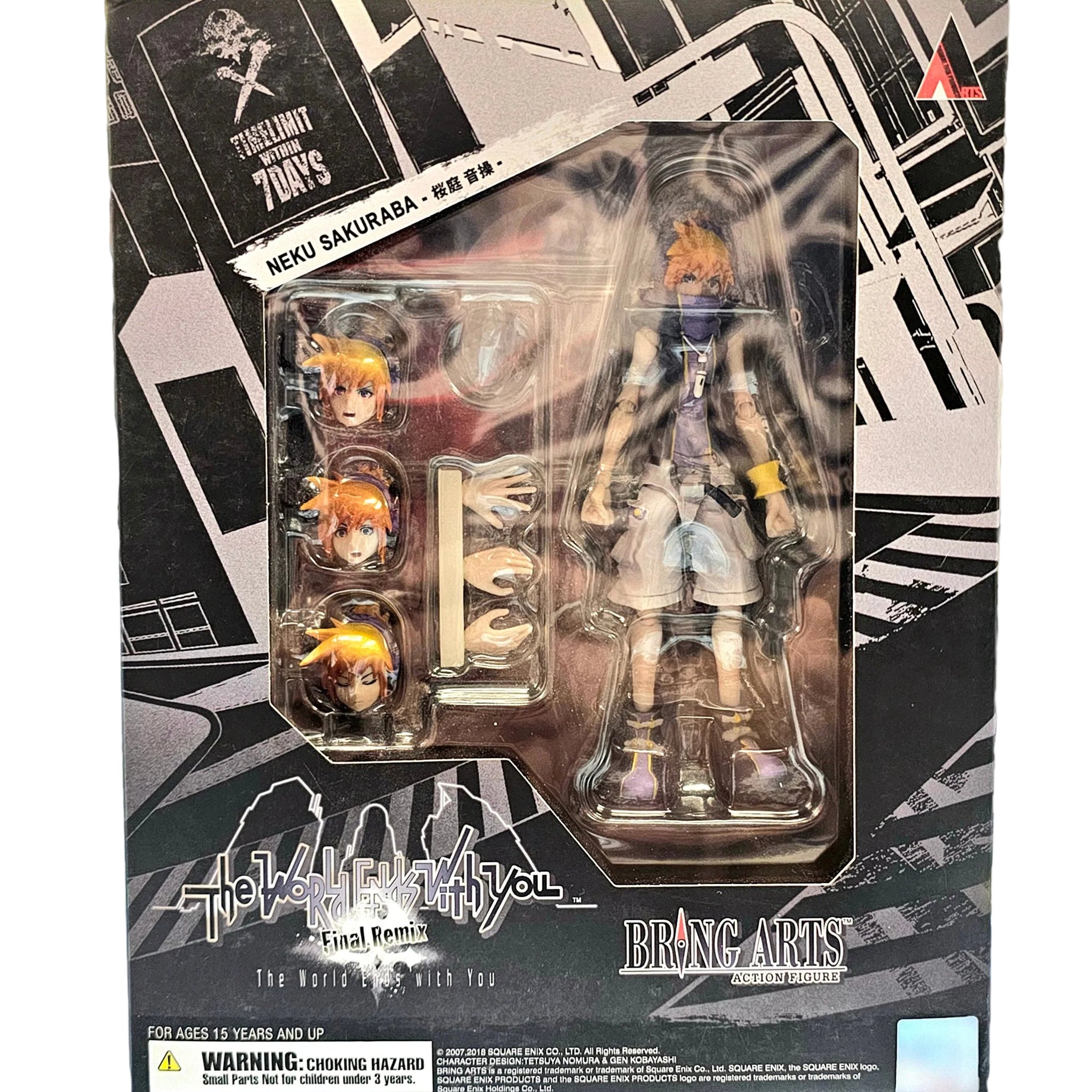 Square Enix Bring Arts The World Ends With You: Final Remix Neku Sakuraba Figure