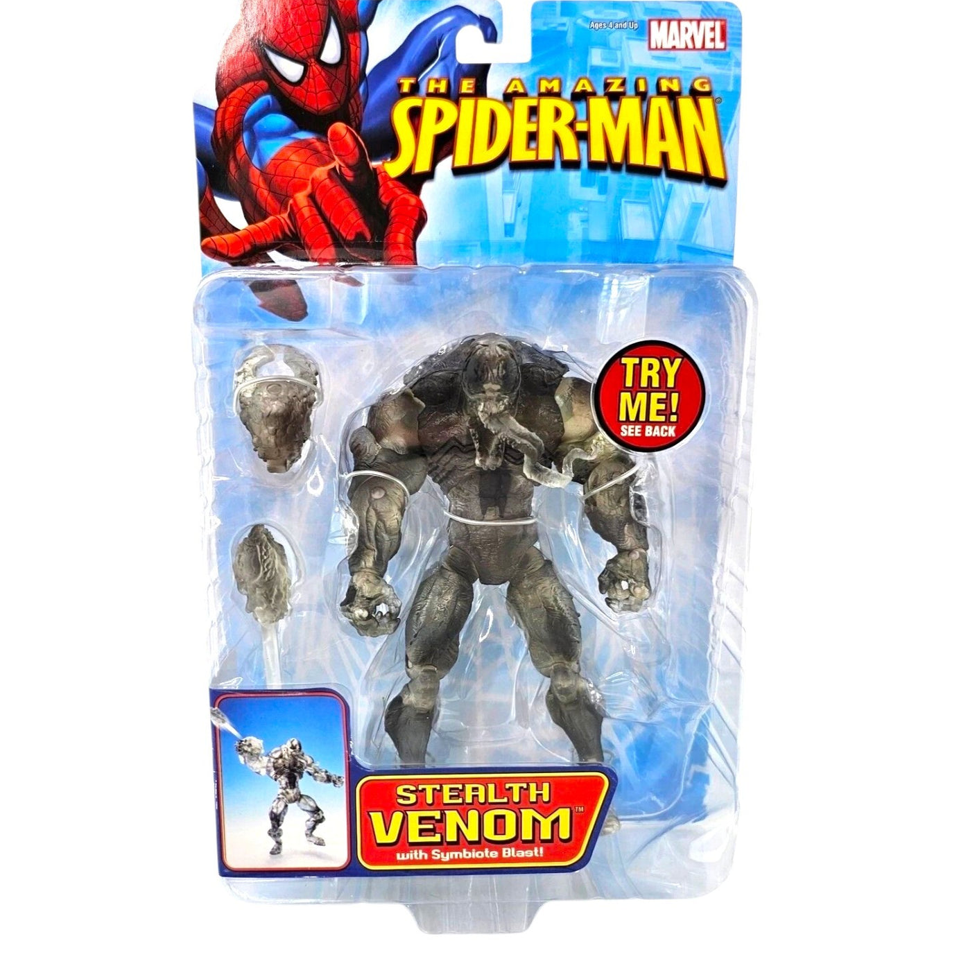 Toy Biz Marvel The Amazing Spider-Man Stealth Venom Action Figure