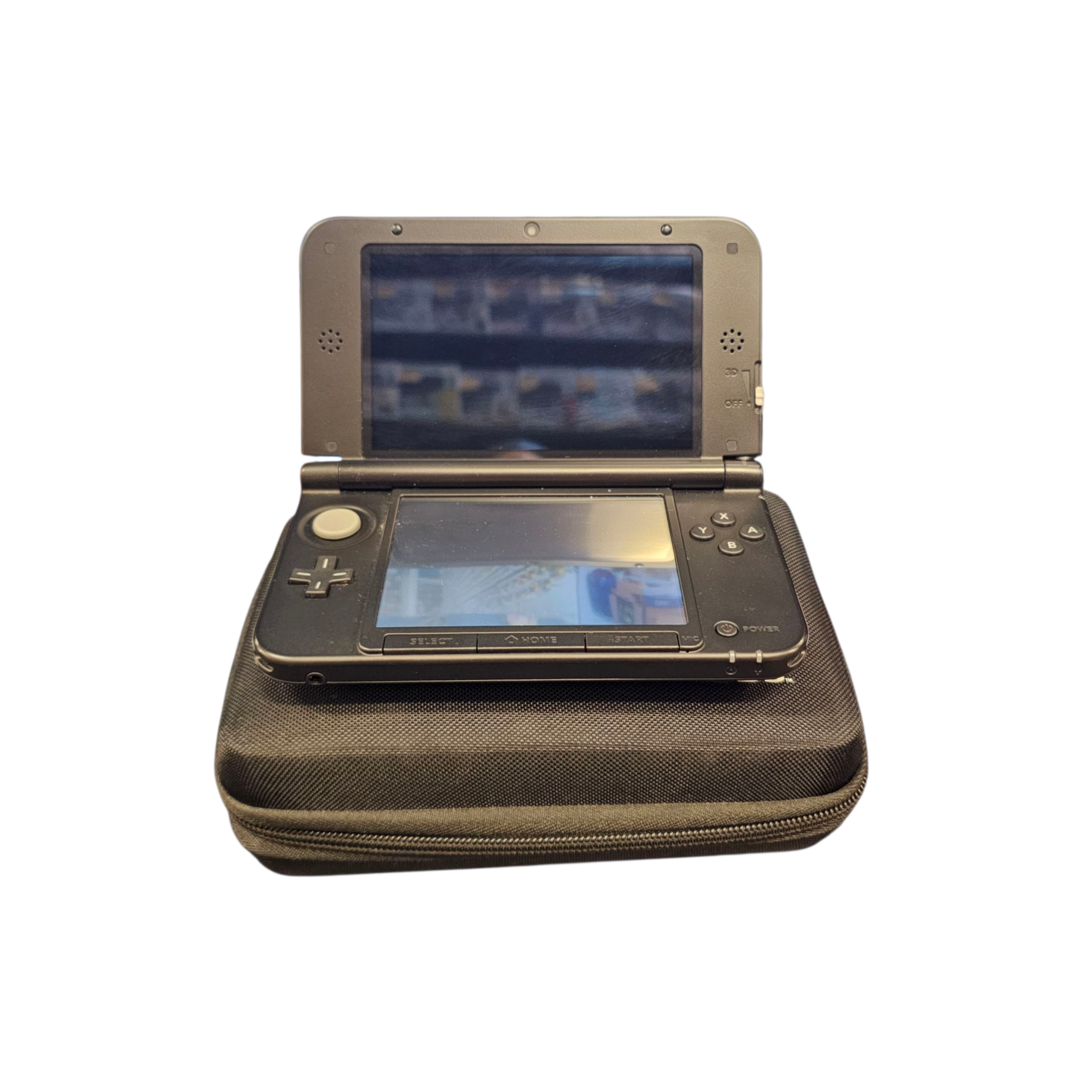 Nintendo 3DS XL Console w/ Carrying Case (Black)