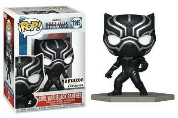 Funko Pop! Marvel Captain America Civil War - Civil War: Black Panther #1145 Amazon Exclusive