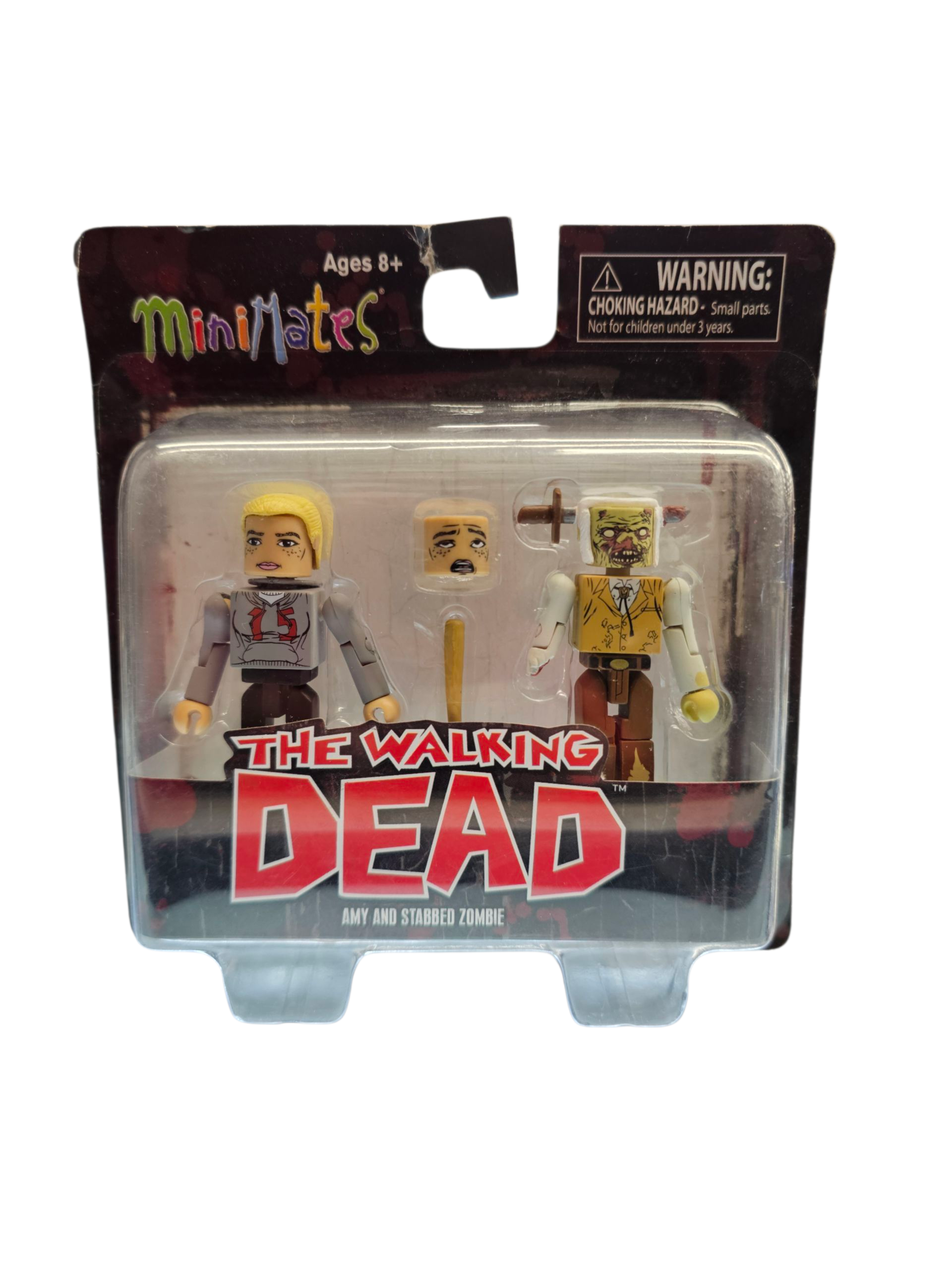 Diamond Select Toys Minimates AMC The Walking Dead Amy and Stabbed Zombie 2-Pack DMG