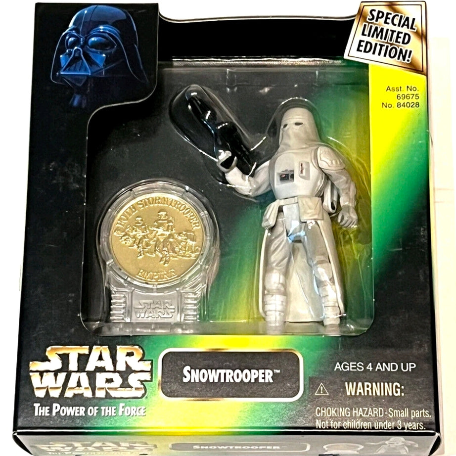 Kenner Star Wars Power Of The Force Snowtrooper with Coin Action Figure