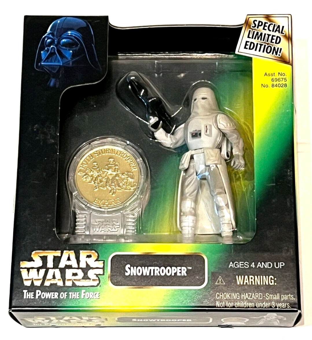 Kenner Star Wars Power Of The Force Snowtrooper with Coin Action Figure
