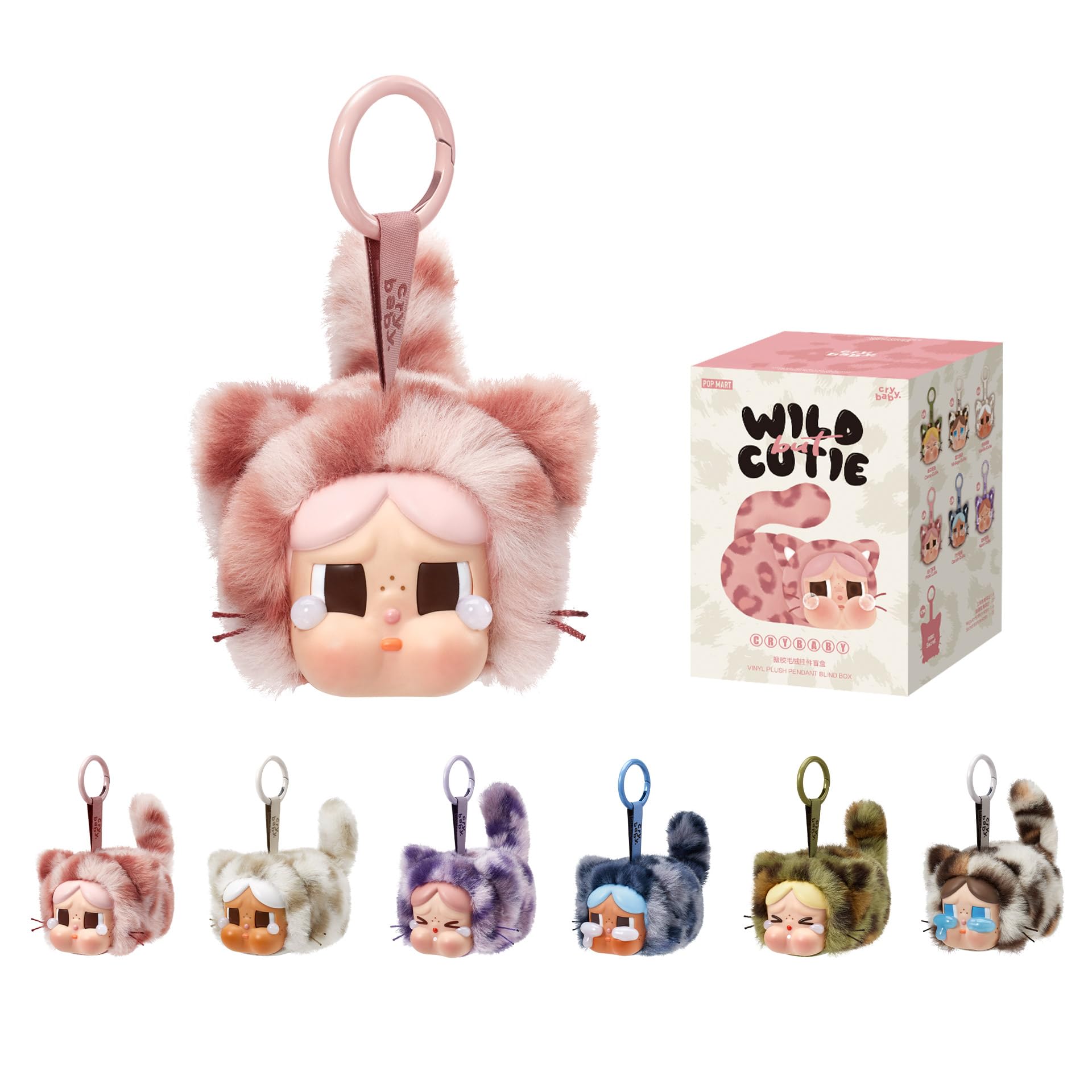 Pop Mart Cry Baby Wild But Cutie Vinyl Plush Pendant Blind Box