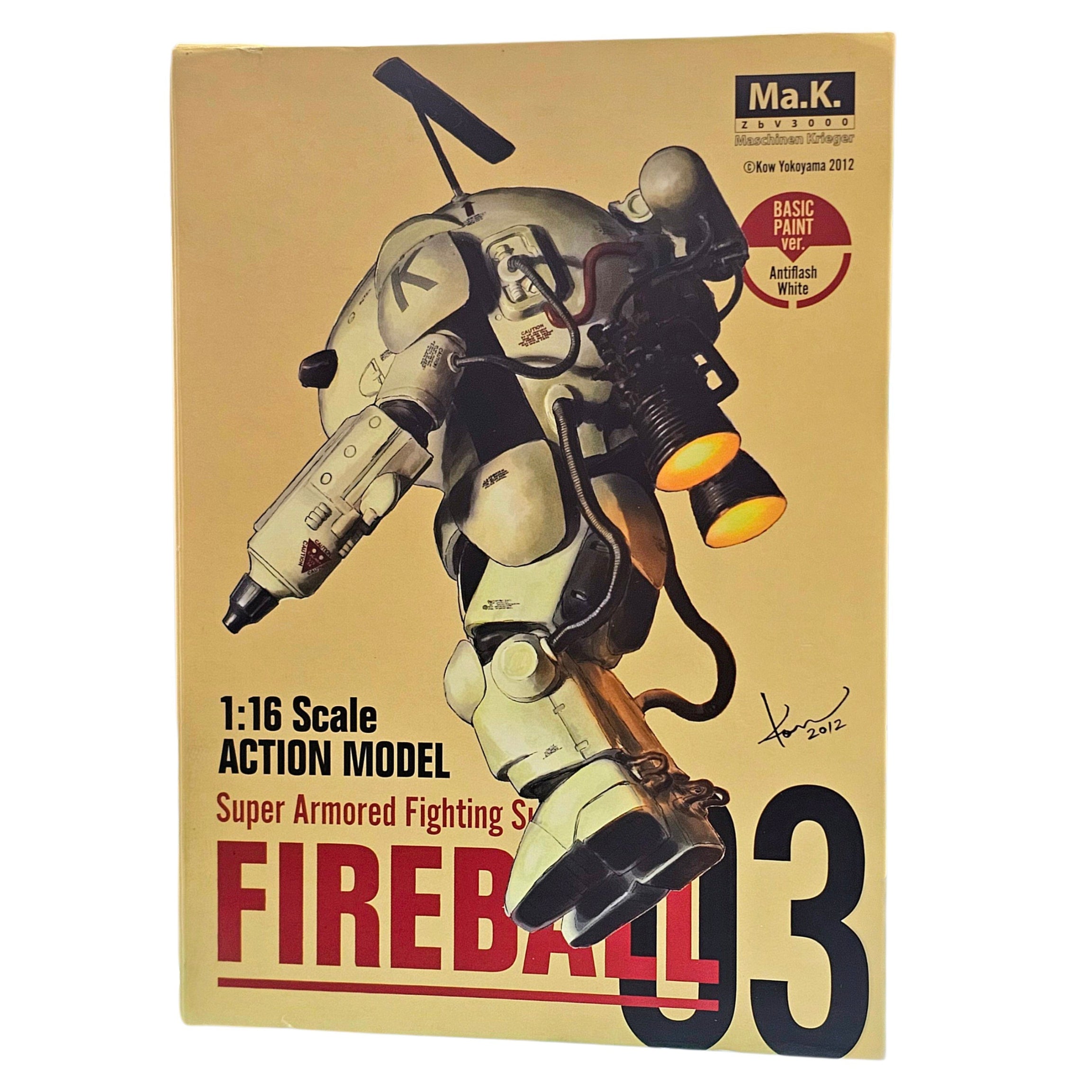 Kow Yokoyama Ma.K Sentinel SF3D #03 1/16 SAFS FireBall Basic Paint Action Figure (2012)