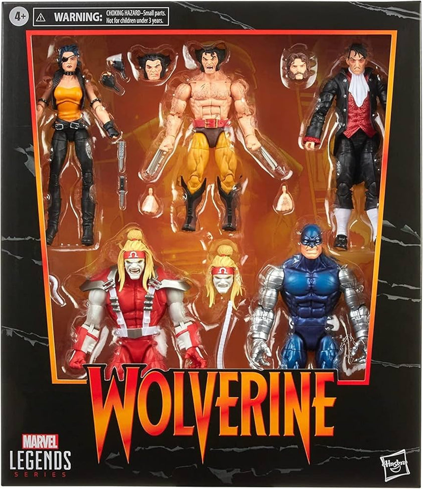 Hasbro Marvel Legends Series Wolverine Action Figure 5-Pack
