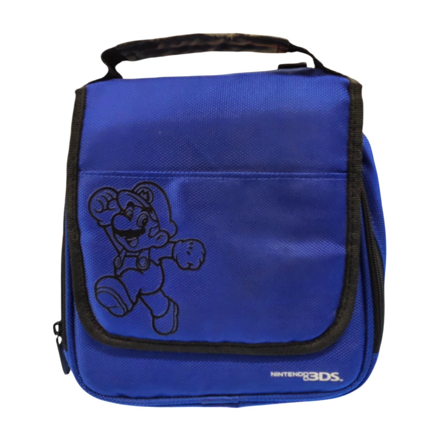 Used Power A Nintendo Super Mario Blue Nintendo 2DS & 3DS Transporter Soft Nylon Case